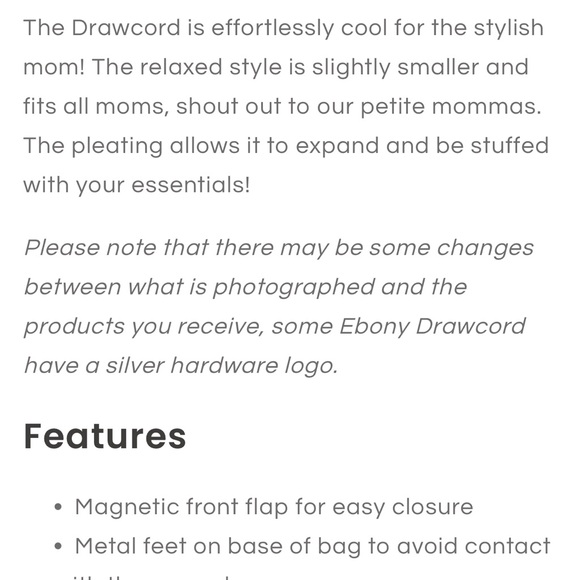 Freshly Picked- Ebony Drawcord Backpack - Picture 6 of 7